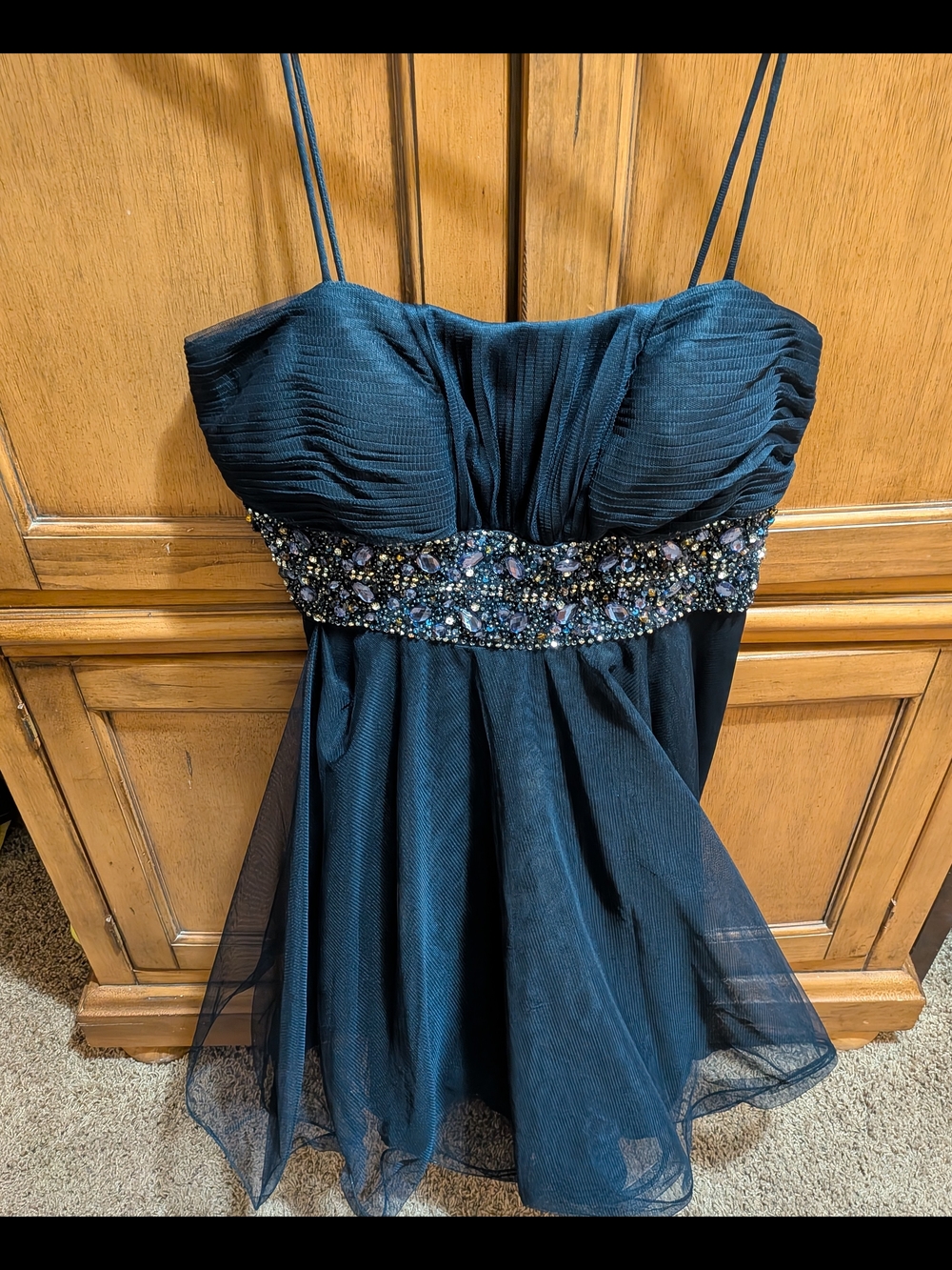 Navy Blue Party Dress